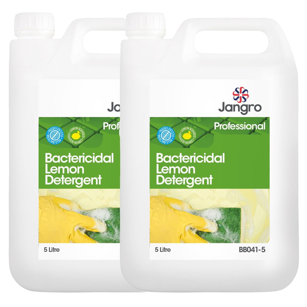 Bactericidal Washing Up Liquid Lemon - 2 x 5 Litre