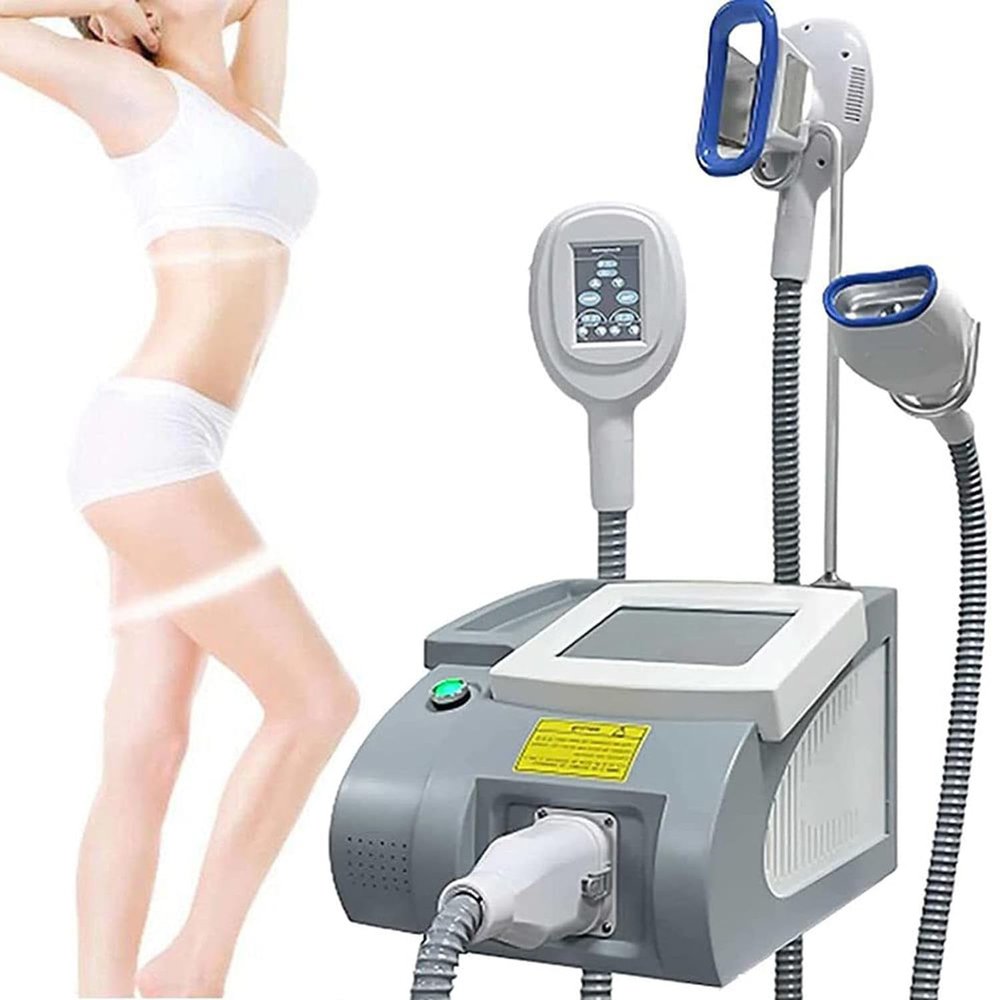 LZDOYY Freeze Slimming Machine, Fat Removal Machine Cryolipolysis Fat Lipolysis Instrument Single Head freezing Burst Fat Slimming Instrument with 3 Handles,220V