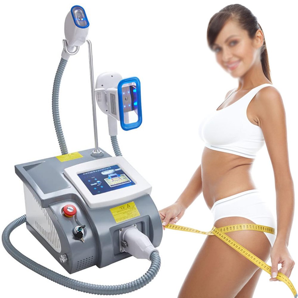LZDOYY Freeze Slimming Machine Cryolipolysis Fat Lipolysis Instrument freezing Burst Fat Slimming Instrument with 2 Handles,110V