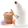 Himalayan Salt Pipe Inhaler, Ceramic with 100% Pure Himalayan Salt, Salt Crystal Allergy and Breathing Difficulties Relief Therapy Inhalators (1) view 2