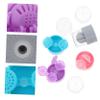 FRCOLOR 4pcs Manual Lens Cleaning Case Creative Box for Contacts and Glasses Lens Wipes Portable Cleaner Holder for Travel Use Random Color view 3