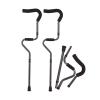 JDHSKCF Folding Underarm Crutch, S-Shape Portable Medical Crutch with Height Adjustable, Ergonomic Lightweight Crutches for Adults, Supports up to 286 lbs Lucky Star Selfless dedication view 1