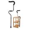 JDHSKCF Folding Underarm Crutch, S-Shape Portable Medical Crutch with Height Adjustable, Ergonomic Lightweight Crutches for Adults, Supports up to 286 lbs Lucky Star Selfless dedication view 2