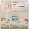 115-210cm Overbed Laptop Trolley Desk Bed Working Table Bed Table for Laptop Study Work Hospital Medical Height Adjustable 65-95cm Cross Bed Table with Wheels (Color : White) view 3