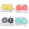 HAPINARY 8pcs Pp Contact Storage Case Portable Holder Box Lid for Daily Travel and Eye Care Random Color view 1