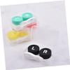 HAPINARY 8pcs Pp Contact Storage Case Portable Holder Box Lid for Daily Travel and Eye Care Random Color view 3