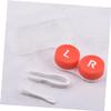 HAPINARY 8pcs Pp Contact Storage Case Portable Holder Box Lid for Daily Travel and Eye Care Random Color view 4