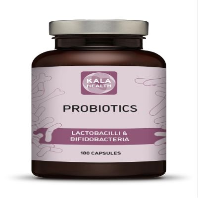 Kala Health Probiotics LACTOBACILLAS + BIFIDOBACTERIA Complex - 25 Billion viable Bacteria from Known and Well-researched probiotic strains (180)