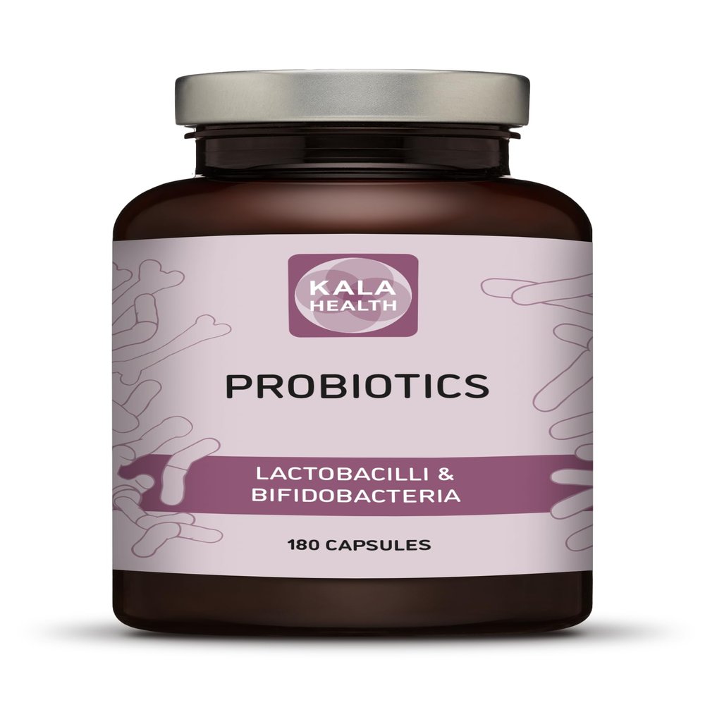 Kala Health Probiotics LACTOBACILLAS + BIFIDOBACTERIA Complex - 25 Billion viable Bacteria from Known and Well-researched probiotic strains (180)
