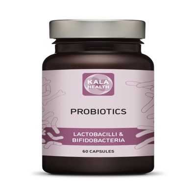 Kala Health Probiotics LACTOBACILLAS + BIFIDOBACTERIA Complex - 25 Billion viable Bacteria from Known and Well-researched probiotic strains (60)