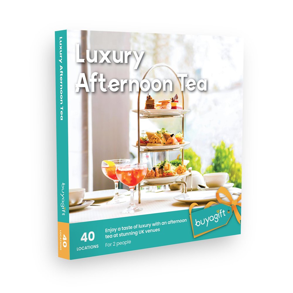 Buyagift Luxury Afternoon Tea Experience Gift Box for 2  40 Gourmet Selection for a Magical Afternoon