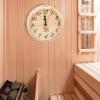 ANKROYU Sauna Clock, Hourglass Sand Clock Glass Timer, Sauna Hourglass Glass Timer, Wall Mounted Sauna Hourglass Decor for Sauna Room view 4