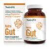 NutraGut - Digestive and Gut Support - with 10 Billion Probiotic Cultures, 3 Digestive Enzymes: Amylase, Protease & Lipase - with Vitamins & Minerals - NutraVit, 30 Capsules view 1