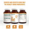 NutraGut - Digestive and Gut Support - with 10 Billion Probiotic Cultures, 3 Digestive Enzymes: Amylase, Protease & Lipase - with Vitamins & Minerals - NutraVit, 30 Capsules view 2