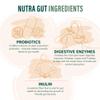 NutraGut - Digestive and Gut Support - with 10 Billion Probiotic Cultures, 3 Digestive Enzymes: Amylase, Protease & Lipase - with Vitamins & Minerals - NutraVit, 30 Capsules view 4