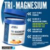Applied Nutrition Tri-Magnesium Powder 3 in 1 - Magnesium Glycinate Supplements for Bone, Muscle, Nervous System Sleep Health - 300 mg per Serving (200g - 50 Servings) (Tropical Vibes) view 2