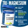 Applied Nutrition Tri-Magnesium Powder 3 in 1 - Magnesium Glycinate Supplements for Bone, Muscle, Nervous System Sleep Health - 300 mg per Serving (200g - 50 Servings) (Lemon & Lime) view 2