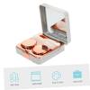 FRCOLOR Marble Travel Cases Portable Decorative Lens Storage Box Mirror Contact Removal Tool for Women Girls view 4