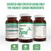 NutraZyme - Digestive Enzyme Complex - 13 Broad Spectrum Enzymes Including Amylase, Protease, Lipase & Bromelain, with Lactase for Lactose Intolerance - NutraVit, 30 Capsules view 2