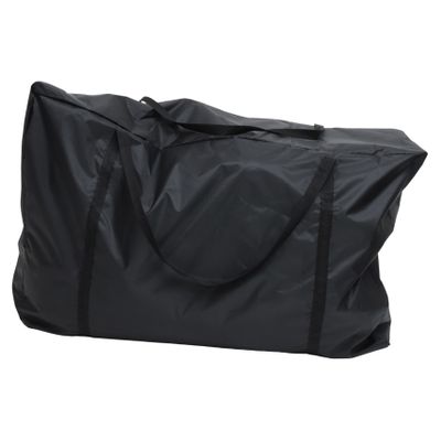 BCOATH Lightweight Wheelchair Carrying Case Foldable Design, Spacious Oxford Cloth Storage Bag for Wheelchair and Walker Accessories, for Transport and Outdoor Activities, Black, 43.3 X