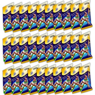 Tago Wafer Rolls full cream, Cocoa Vanilla Nut Coconut Box of 30 - Crispy Roll, Wafer Sticks, Wafer Straws in bulk (30 x 150g Nut)