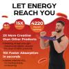 Liposomal Creatine Tablets Max 4220mg, Chewable Creatine Monohydrate Tablets, 15X Absorption, Plus Creatine HCl, No Bloat, Micronised, More Practical Than Capsules and Powder, Vegan (120 Count) view 2