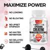 Liposomal Creatine Tablets Max 4220mg, Chewable Creatine Monohydrate Tablets, 15X Absorption, Plus Creatine HCl, No Bloat, Micronised, More Practical Than Capsules and Powder, Vegan (120 Count) view 4