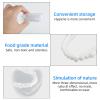 Wttfc False Teeth Veneers, Clip in Veneers Teeth, Fake Teeth Veneers Top and Bottom, Instant Veneers Dentures, Snap on Dentures with Mini Tweezers, Snap on Veneers Teeth for Men Women Confident Smile view 3
