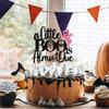 A Little Boo is Almost Due Cake Topper, Happy 1st Boo Day, Ghost Halloween Baby Shower Gender Reveal Party Decorations for Girls view 2