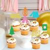 28 Pack Bachelorette Party Cupcake Toppers Camping Single Party Cupcake Picks for Valentine Wedding Engagement Bridal Shower Hen Funny Party Birthday Cake Decorations green view 2
