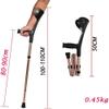 (1 Pair) Forearm Crutches with Adjustable Support, Crutches Adults, Crutches Golden, Open Cuff Crutches, for Mobility and Accessibility After a Leg Injury or Surgery, Mobility Aid for Foot Selfless view 3