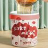 100Pcs Drawstring Handle Trash Bags,Degradable Bin Bags Wastebasket Bag,Heavy Duty Waste Bags with Tie Tape,for Kitchen Bath Bedroom Car Trash Can,Office Waste Bin Liners Unscented (Red) view 2