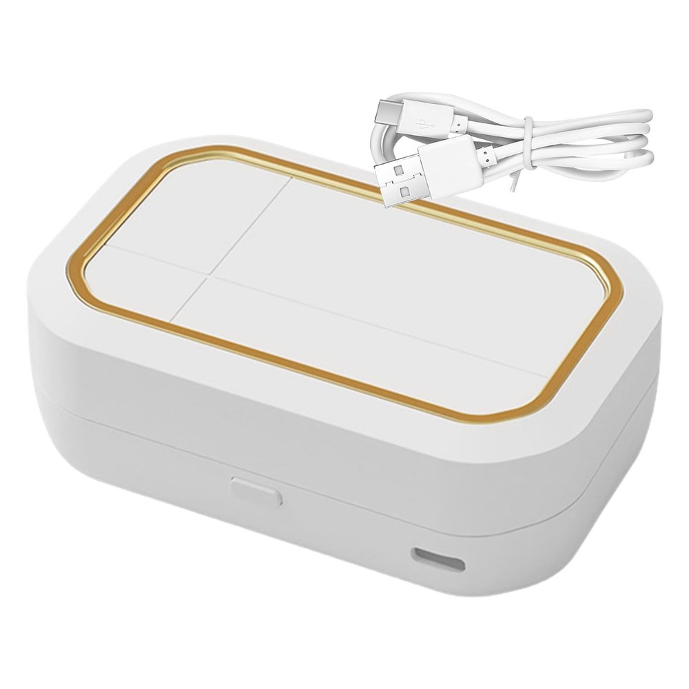 Raxove Lens Cleaner - Ultrasonic Lens Cleaning Machine | Lens Cleaner Solution Soak Case for Colored, Soft, RGP Lenses