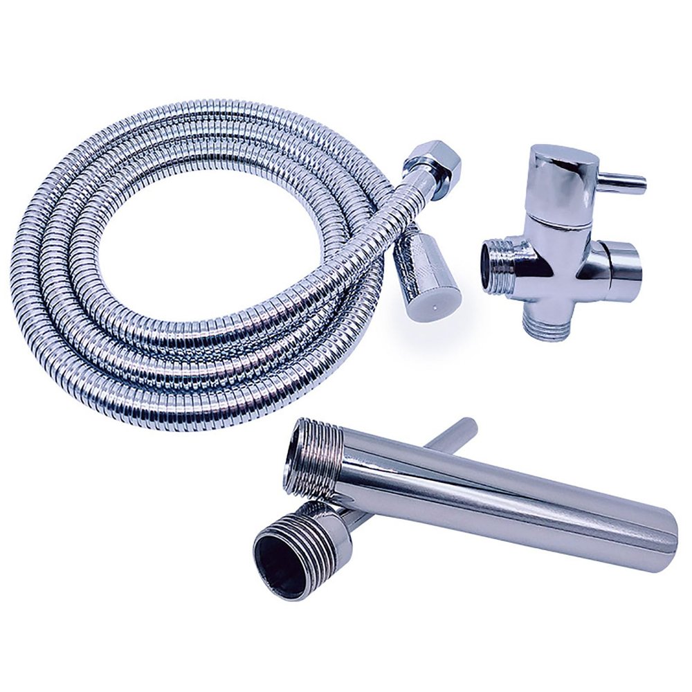 Shower Enema System, Nozzle Shower Attachments Kits Douche Colonic Cleanse Kit with Regulator Knob for Men Women Cleaning