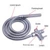 Shower Enema System, Nozzle Shower Attachments Kits Douche Colonic Cleanse Kit with Regulator Knob for Men Women Cleaning view 4