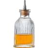 Glixoft Bitters Bottle Vintage Dasher Bottle Cocktail Mixing Glass Bottles for Home and Bar Restaurant House Kitchen, Round view 1