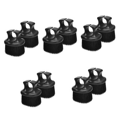 Beavorty 10pcs Barber Brush for Beard Cleaning Men's Beard Grooming Brush Bristles Convenient Hair Styling Tool for Men for Daily Use