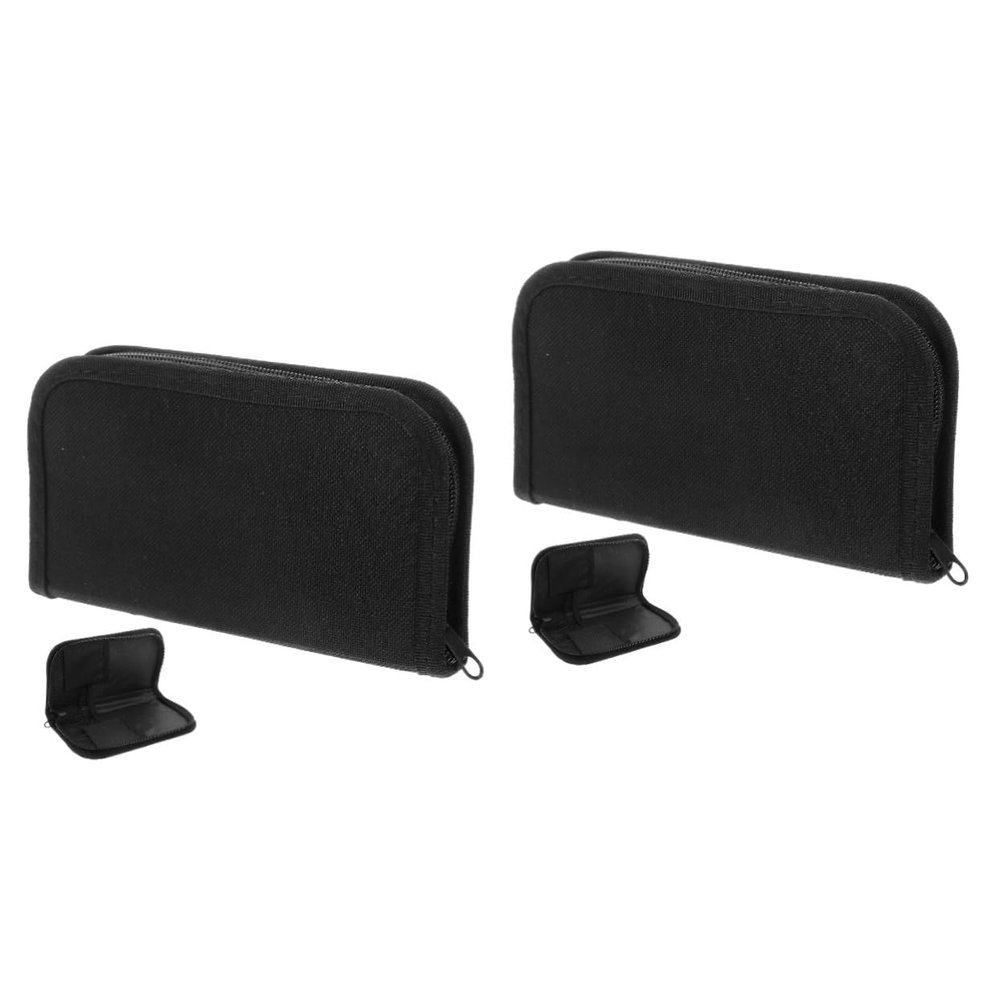 minkissy 2pcs Bag for Portable Case Organized Storage for Supplies Long-Lasting Easy Zipper Design