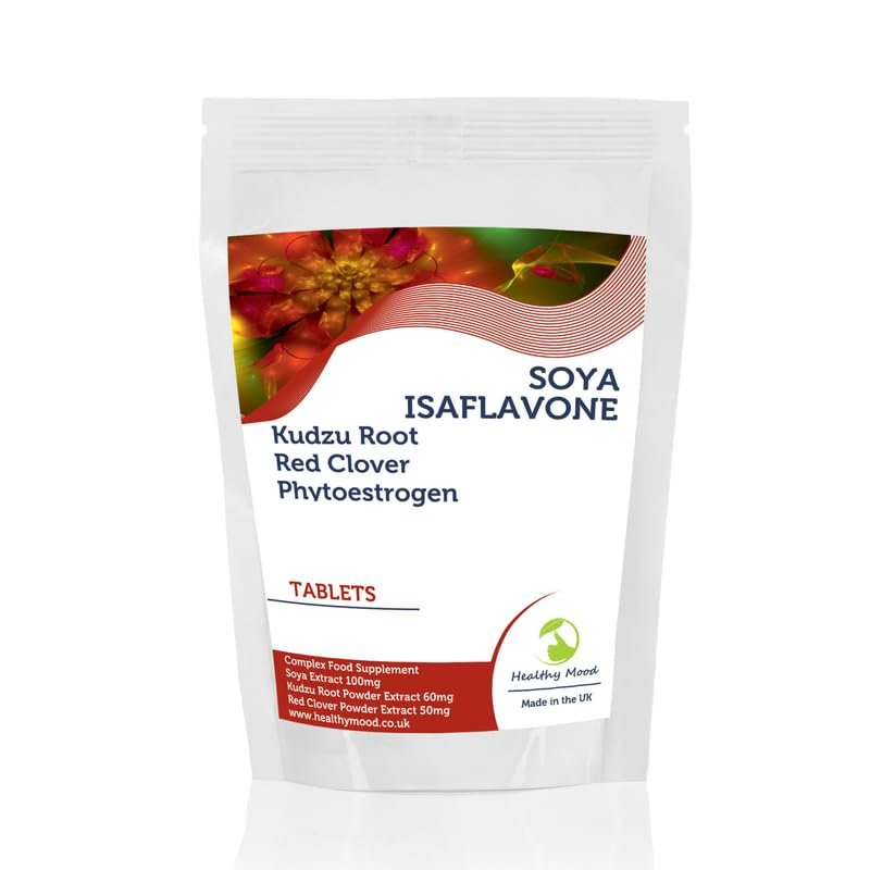SOYA Isaflavone Kudzu Root Red Clover Complex Vitamins Phytoestrogen Health Supplement Tablets Pills