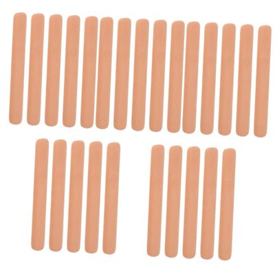 Ciieeo 25pcs Terracotta Sugar Softener Reusable Sugar Saver Bar for Brown Keeper for Kitchen Storage