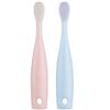 Hoement 2pcs Soft-bristled Boy Girl's Toothbrushes Tongue Cleaner Adorable Design for Boys and Girls view 1