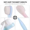 Hoement 2pcs Soft-bristled Boy Girl's Toothbrushes Tongue Cleaner Adorable Design for Boys and Girls view 2