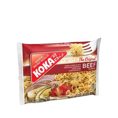 Instant Noodle Bundle Pack with Koka The Original Beef Flavour Oriental Instant Noodles (30 x 85g) - 1 Pack | Full Case: (30 x 85g Each).