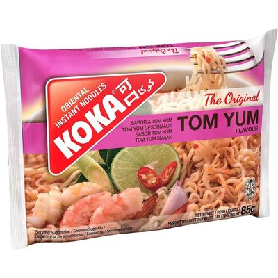 Instant Noodle Bundle Pack with Koka The Original Tom Yum Flavour Oriental Instant Noodles (30 x 85g) - 1 Pack | Full Case: (30 x 85g Each).