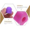 Healvian Silicone Toothpaste Caps 4pcs Set Self-Sealing Design Easy Squeeze Dispenser for Home Necessity Bathroom Use Sturdy Soft Material Convenient Hygiene Accessory view 2