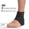 BLBTEDUAMDE Adjustable Ankle Support Sleeve - Ankle Brace For Men & Women, Perfect For Running, Basketball, Soccer, And Fitness(Gris,S) view 3