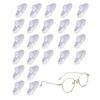 24 Pairs Eyeglass Repair Nose Pads, Soft Silicone Glasses Screw-in Anti-Slip for Sunglasses Reading Bridge Tool view 1