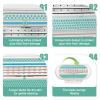 8Pcs Replacement Razor Blades Compatible with Gillette Venus Smooth Razor Women's Razors Blades Refills Triple-Layer Pivoting Head Washable Effortless Glide Easy to Replace for Women Men view 3
