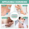 8Pcs Replacement Razor Blades Compatible with Gillette Venus Smooth Razor Women's Razors Blades Refills Triple-Layer Pivoting Head Washable Effortless Glide Easy to Replace for Women Men view 4