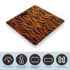 Weight Scale, Tiger Stripes Orange Print Digital Scale Bathroom Scale LCD Display Scale Body Weight Scale Portable Scale view 3